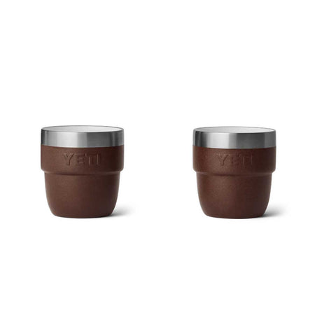 YETI Rambler 4 OZ (118ml) Stackable Espresso Cups - Wetlands Brown