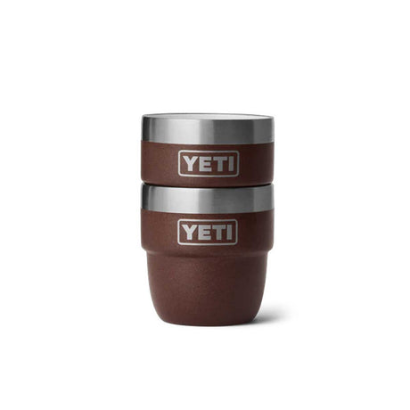 YETI Rambler 4 OZ (118ml) Stackable Espresso Cups - Wetlands Brown