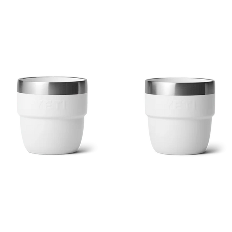 YETI Rambler 4 OZ (118ml) Stackable Espresso Cups - White