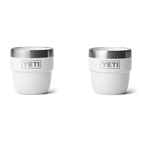 YETI Rambler 4 OZ (118ml) Stackable Espresso Cups - White