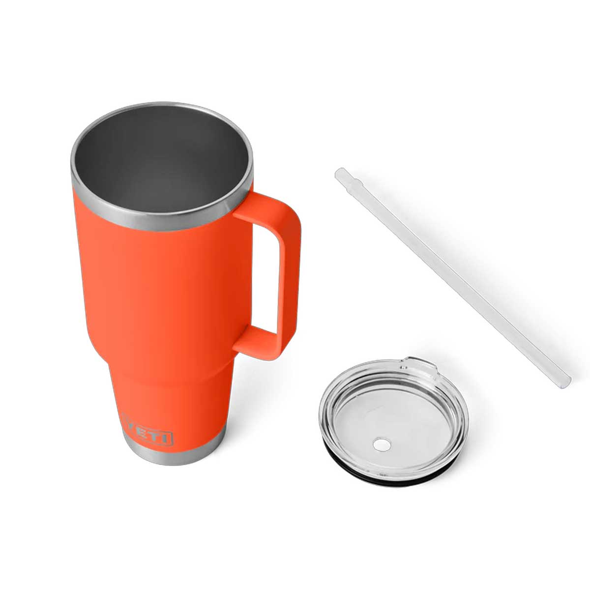 YETI Rambler 42 OZ (1242ml) Straw Mug With Straw Lid - Papaya