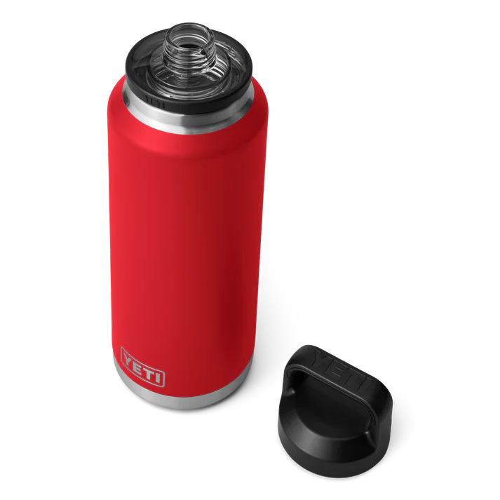 YETI Rambler 46 oz (1.4L) Bottle With Chug Cap - Rescue Red
