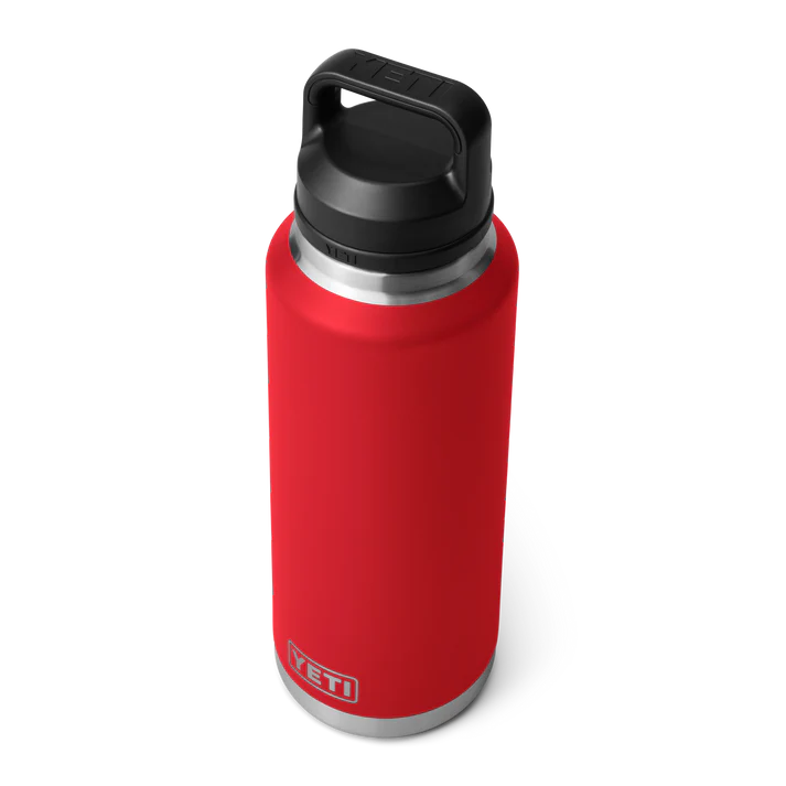 YETI Rambler 46 oz (1.4L) Bottle With Chug Cap - Rescue Red