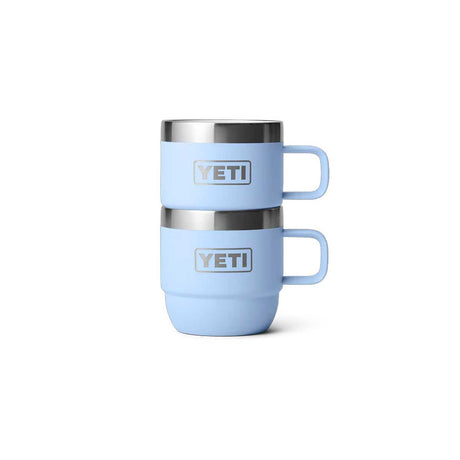 YETI Rambler 6 OZ (177ml) Stackable Espresso Mugs - Big Sky Blue