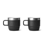 YETI Rambler 6 OZ (177ml) Stackable Espresso Mugs - Black