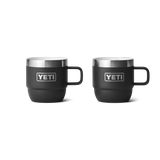 YETI Rambler 6 OZ (177ml) Stackable Espresso Mugs - Black