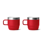 YETI Rambler 6 OZ (177ml) Stackable Espresso Mugs - Rescue Red