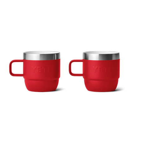 YETI Rambler 6 OZ (177ml) Stackable Espresso Mugs - Rescue Red