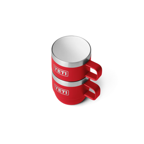 YETI Rambler 6 OZ (177ml) Stackable Espresso Mugs - Rescue Red
