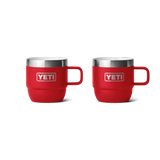 YETI Rambler 6 OZ (177ml) Stackable Espresso Mugs - Rescue Red