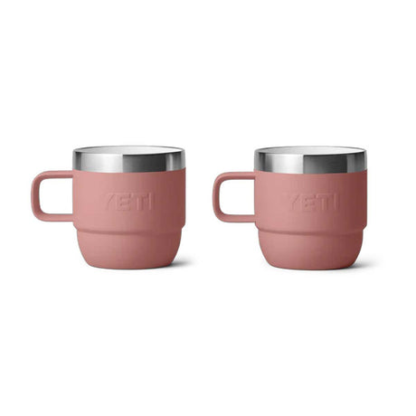 YETI Rambler 6 OZ (177ml) Stackable Espresso Mugs - Sandstone Pink