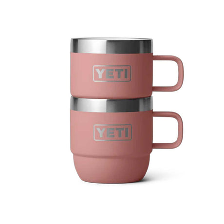 YETI Rambler 6 OZ (177ml) Stackable Espresso Mugs - Sandstone Pink