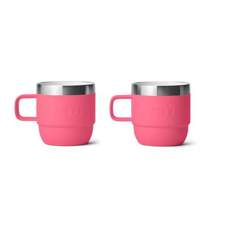 YETI Rambler 6 OZ (177ml) Stackable Espresso Mugs - Tropical Pink