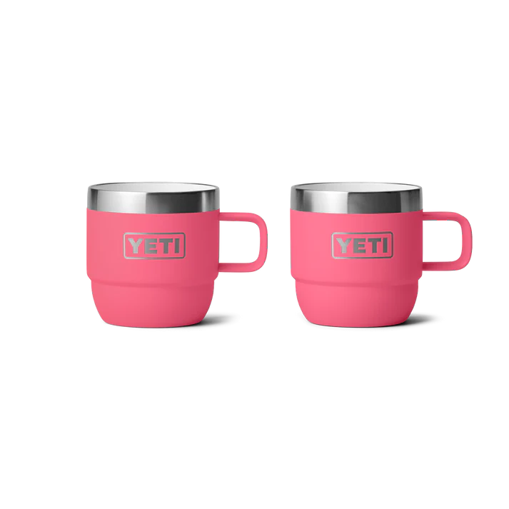 YETI Rambler 6 OZ (177ml) Stackable Espresso Mugs - Tropical Pink