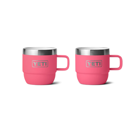 YETI Rambler 6 OZ (177ml) Stackable Espresso Mugs - Tropical Pink