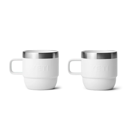 YETI Rambler 6 OZ (177ml) Stackable Espresso Mugs - White