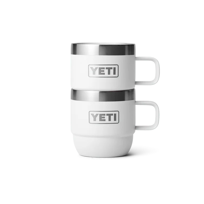 YETI Rambler 6 OZ (177ml) Stackable Espresso Mugs - White