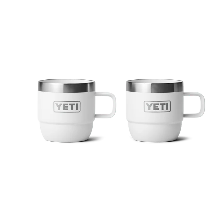 YETI Rambler 6 OZ (177ml) Stackable Espresso Mugs - White