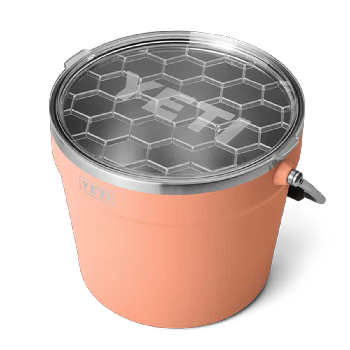 YETI Rambler 7.6L Beverage Bucket With Lid - Lowcountry Peach