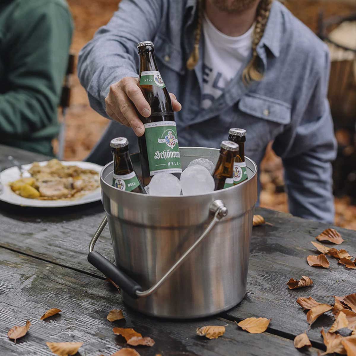 YETI Rambler 7.6L Beverage Bucket With Lid - Stainless Steel