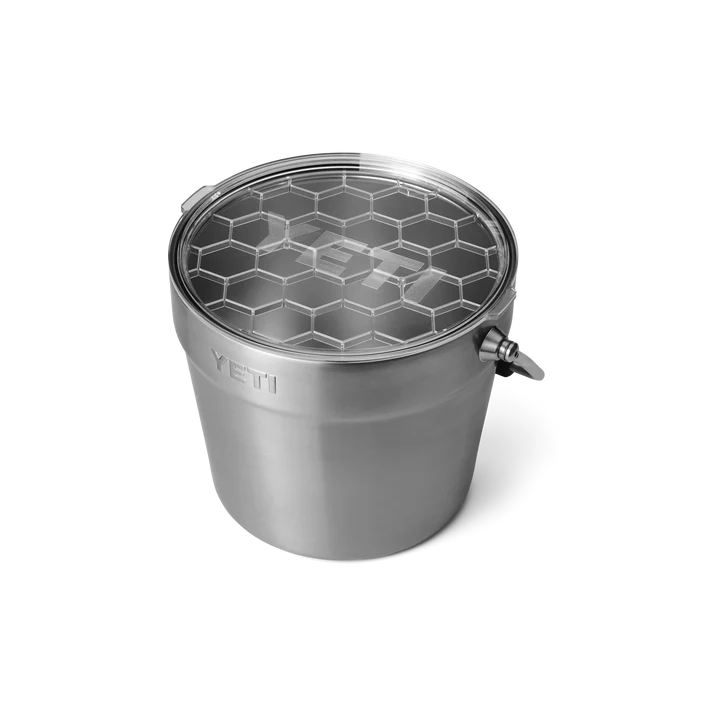 YETI Rambler 7.6L Beverage Bucket With Lid - Stainless Steel