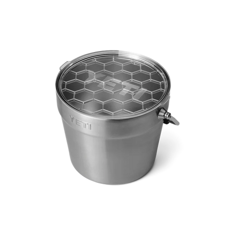 YETI Rambler 7.6L Beverage Bucket With Lid - Stainless Steel