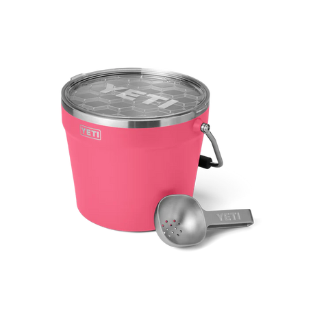 YETI Rambler 7.6L Beverage Bucket With Lid - Tropical Pink