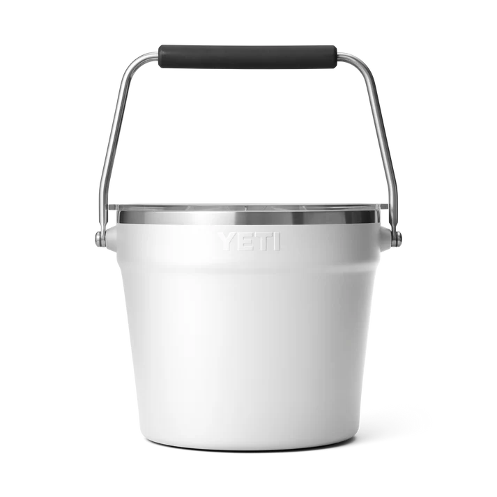 YETI Rambler 7.6L Beverage Bucket With Lid - White