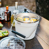 YETI Rambler 7.6L Beverage Bucket With Lid - White