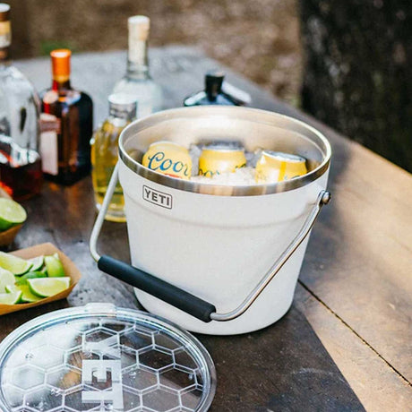 YETI Rambler 7.6L Beverage Bucket With Lid - White