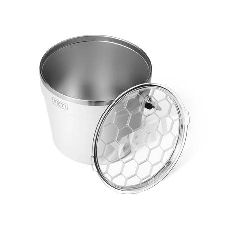 YETI Rambler 7.6L Beverage Bucket With Lid - White