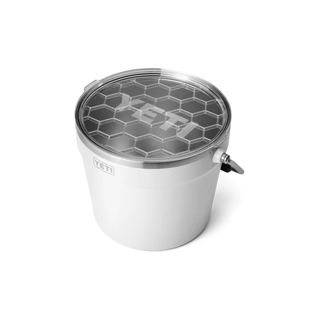 YETI Rambler 7.6L Beverage Bucket With Lid - White