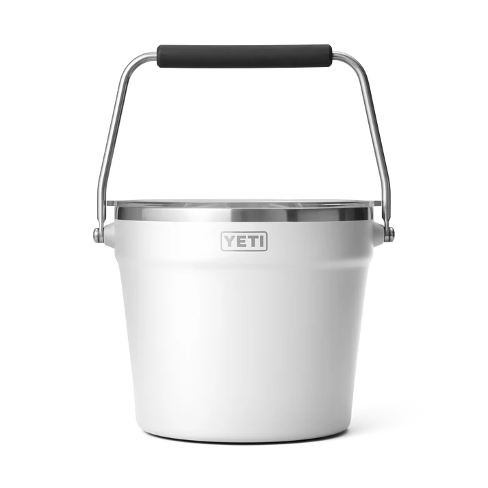 YETI Rambler 7.6L Beverage Bucket With Lid - White