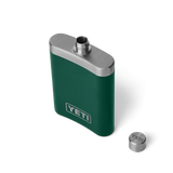 YETI Rambler 7 OZ Flask - Black Forest Green