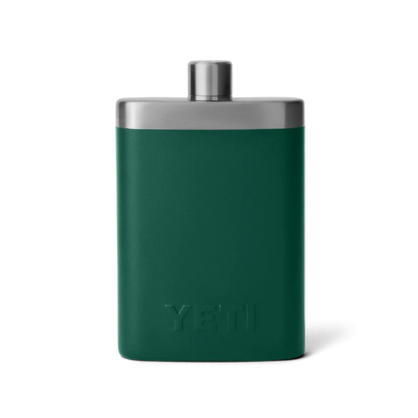 YETI Rambler 7 OZ Flask - Black Forest Green
