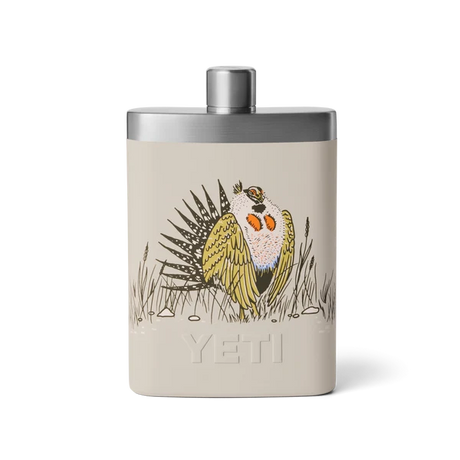 YETI Rambler 7 OZ Flask - Upland Birds Cape Taupe