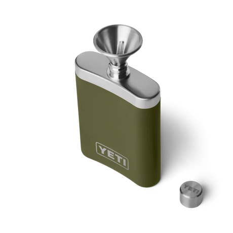YETI Rambler 7 OZ Flask - Upland Birds Olive
