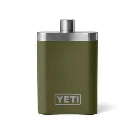YETI Rambler 7 OZ Flask - Upland Birds Olive