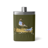 YETI Rambler 7 OZ Flask - Upland Birds Olive
