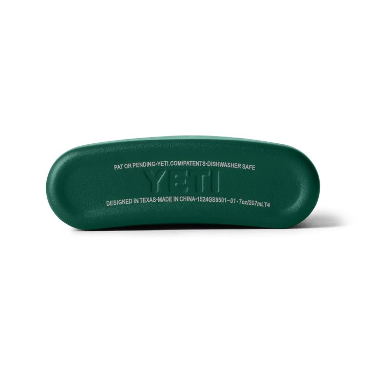 YETI Rambler 7 OZ Flask - Black Forest Green