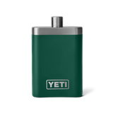 YETI Rambler 7 OZ Flask - Black Forest Green