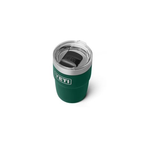 YETI Rambler 8 OZ (237ml) Stackable Cup with DuraSip™ Ceramic Lining - Black Forest Green