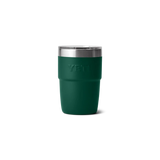 YETI Rambler 8 OZ (237ml) Stackable Cup with DuraSip™ Ceramic Lining - Black Forest Green