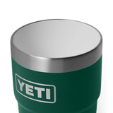 YETI Rambler 8 OZ (237ml) Stackable Cup with DuraSip™ Ceramic Lining - Black Forest Green