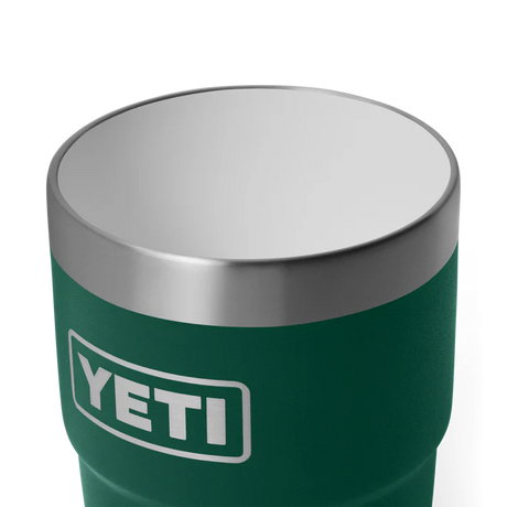 YETI Rambler 8 OZ (237ml) Stackable Cup with DuraSip™ Ceramic Lining - Black Forest Green