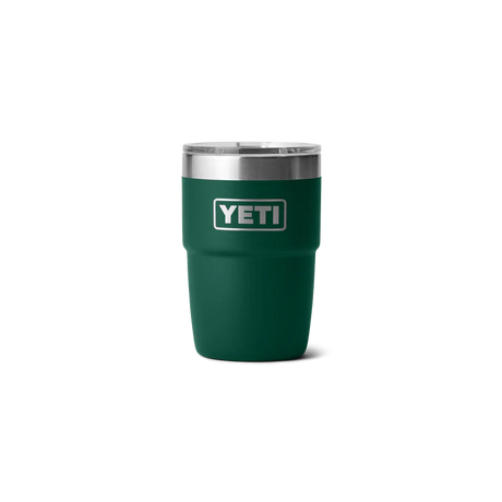 YETI Rambler 8 OZ (237ml) Stackable Cup with DuraSip™ Ceramic Lining - Black Forest Green