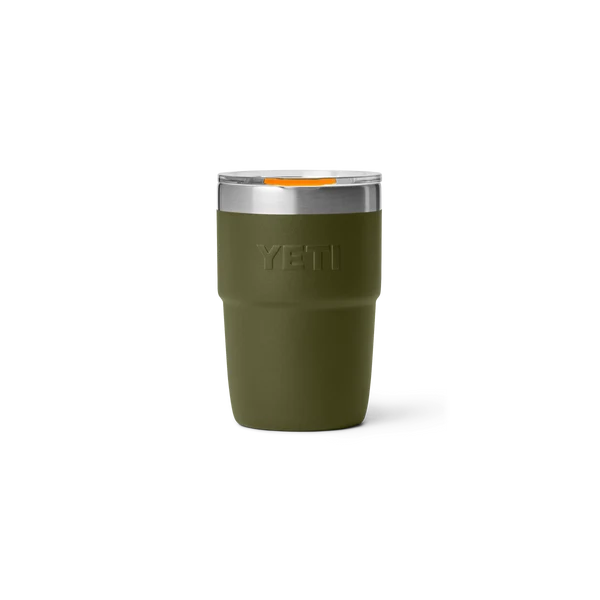 YETI Rambler 8 OZ (237ml) Stackable Cup With DuraSip™ Ceramic Lining - Olive / King Crab