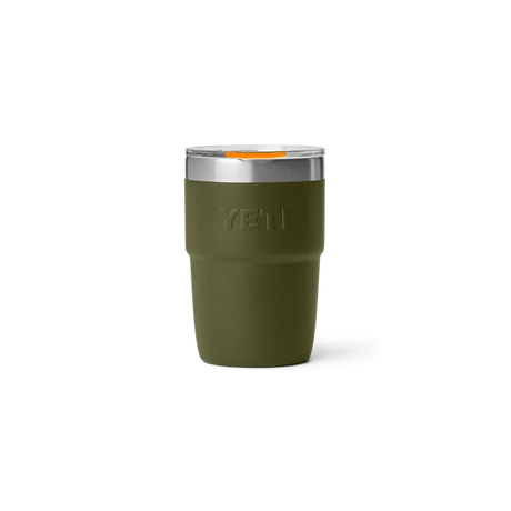 YETI Rambler 8 OZ (237ml) Stackable Cup With DuraSip™ Ceramic Lining - Olive / King Crab