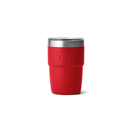 YETI Rambler 8 OZ (237ml) Stackable Cup With DuraSip™ Ceramic Lining - Rescue Red
