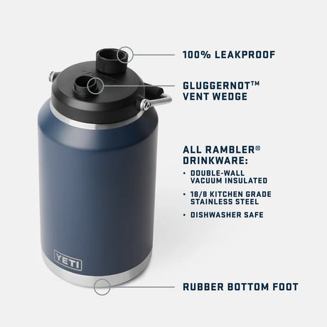 YETI Rambler Gallon (3.79 L) Jug - Features